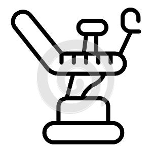 Contraception chair icon outline vector. Health control