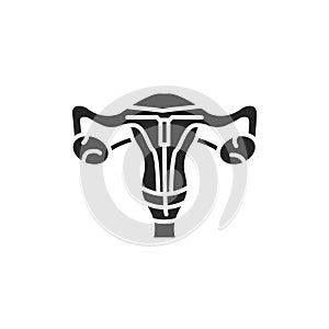 Contraceptive spiral black glyph icon. Intrauterine device. Birth control. Copper IUD. Safety sex sign. Pictogram for