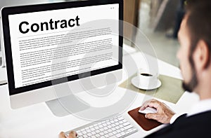 Contract Agreement Commitment Obligation Negotiation Concept