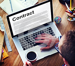 Contract Agreement Commitment Obligation Negotiation Concept