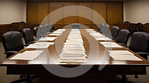 contract bargaining table