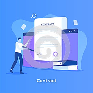 Contract illustration concept design