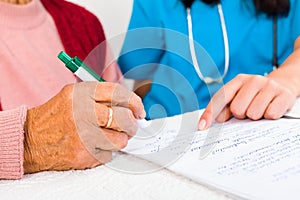 Contract with Nursing Home photo