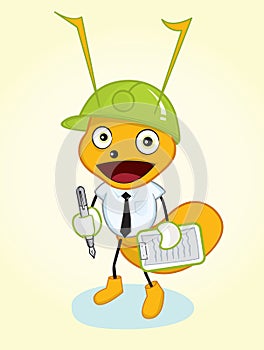 Contractor ant mascot