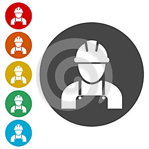 Contractor Icon, Workers icon