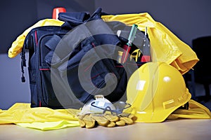 Contractor Tools and Bag