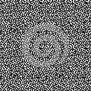 Contrast black & white vector seamless pattern