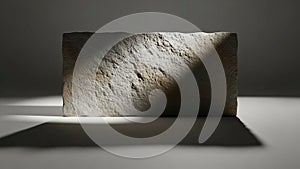 The contrast between light and shadow enhancing the stone s rugged