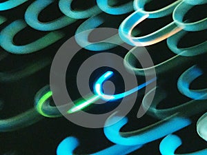 Abstract colorful moving lights