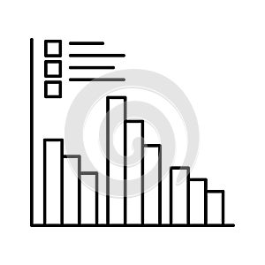 contrast line vector icon which can easily modify or edit