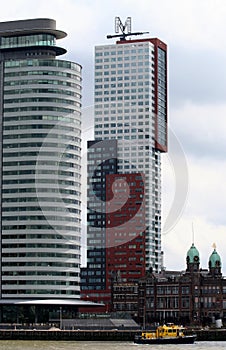 Contrast between old and new buildings