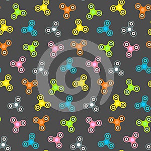 Contrast pattern with fidget hand spinners