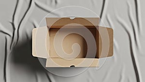 Contrasting background to the box s neutral tone. The interior