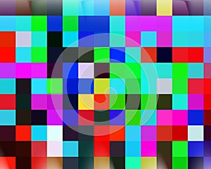 Contrasts, colors, square vivid abstract geometries, abstract vivid texture
