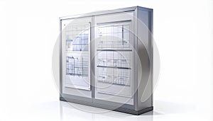 Control Cabinet with Engineering Schematics