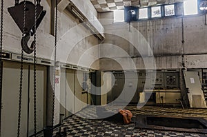 control center in papierfabrik