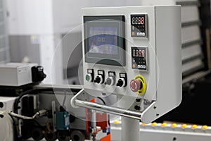 control console of automatic edge banding machine