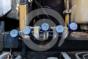 Control crane, The Lever hydraulic control crane