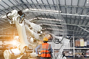 Control engineer Robotic arms industrial robots, factory automation machines