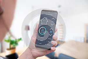 Control home temperature, light, security with modern mobile phone app