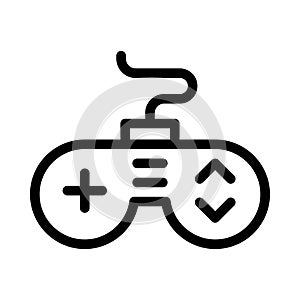 Control vector thin line icon