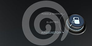 Control Knob Elektro Wasserstoff