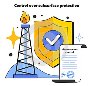 Control over subsurface protection. Monitoring and control