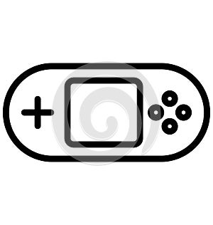 Control pad Isolated Vector Icon which can easily modify or edit