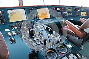 Cruise ship control panel