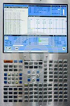 Control panel CNC