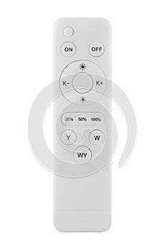 control panel for consumer electronics, on white background in insulation