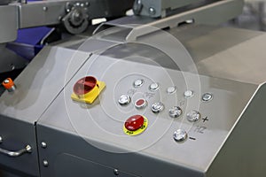 Control panel of food manufacturing equipment