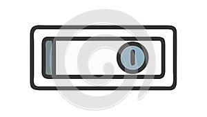 Control Panel Icon: Settings Interface Device Symbol Vector, vector design Generative AI