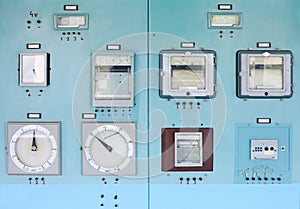 Control panel with instrumentation