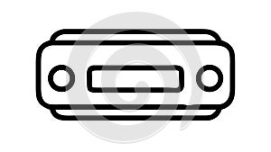 Control Panel Interface for Device Management, vector design Generative AI
