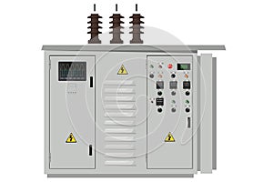 Control Panel. Production control panel and control of computer devices. Touchpad. Vector graphics