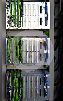 Control panel with relay protection devices