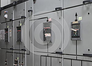 Control panel system integration inside of Electric voltage control room