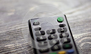 Control panel from the TV.