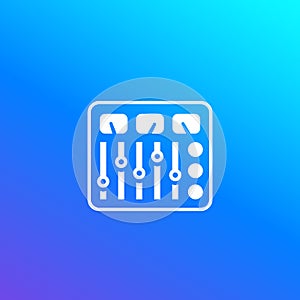 Control panel vector icon