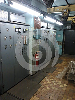 Control panels for subway excavator drives