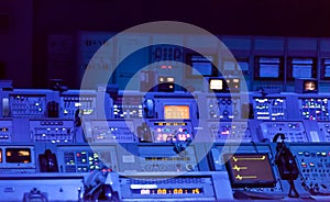 Control panels underground bunker