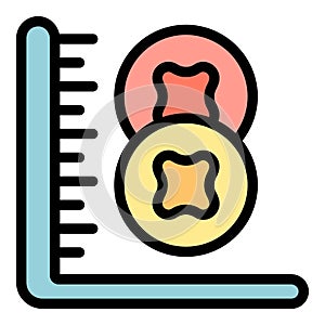 Control plant icon vector flat