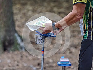 Control Point in Forest Orienteering Competition