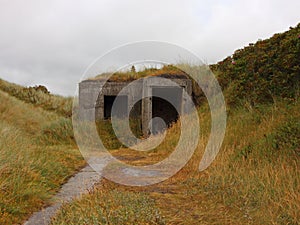 Control Post Bunker at Coast of Denmark