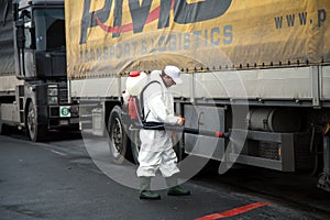 Control post sanitary