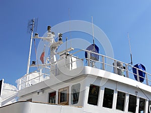 Control Room of a Boat