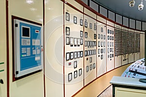 Control room in power plant