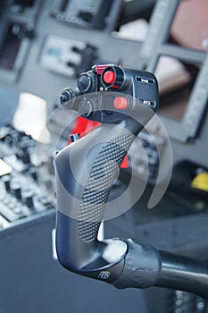 Control stick of helicopter