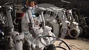 Control valves and shut-off and control valves. Gate valves. Ball Valves. Oil and gas industry. Manufacturing of gate